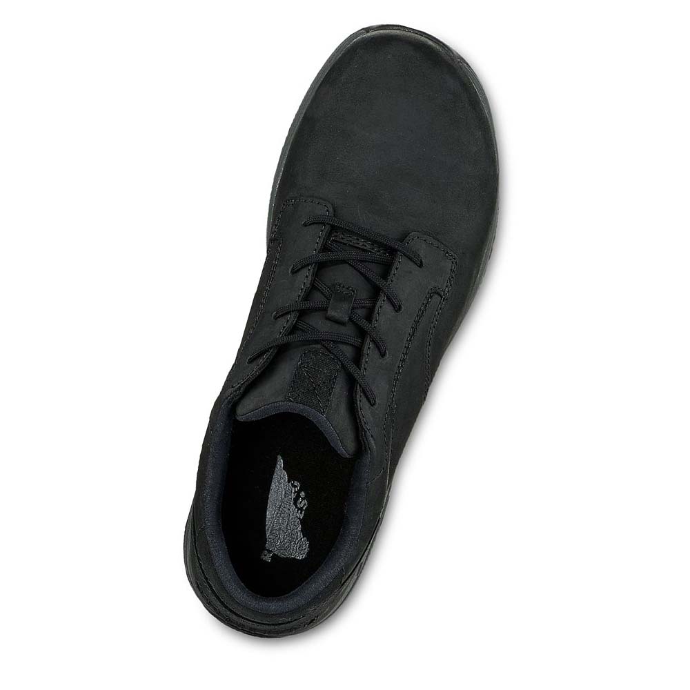 Red Wing ComfortPro Waterproof Safety Toe Men's Oxfords Shoes Black | ZA 190TCE